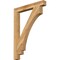 Ekena Millwork Imperial Block Rough Sawn Bracket, Western Red Cedar, 4"W x 34"D x 46"H BKT04X34X46IMP05RWR - alternate 1